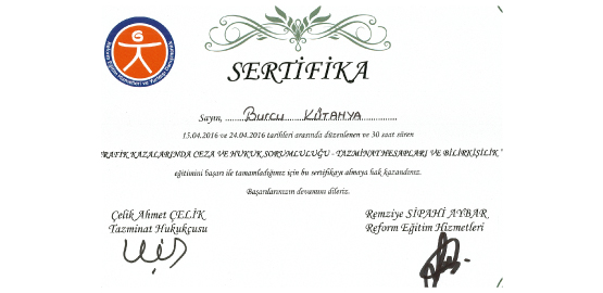  Trafik Kazalarında Tazminat Hesaplamaları